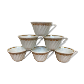 Set of 6 coffee cups Chauvigny F. Deshoulières