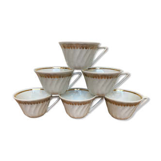 Set of 6 coffee cups Chauvigny F. Deshoulières