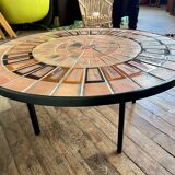 round coffee table Roger Capron Vallauris