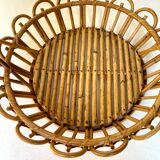 Panier corbeille en rotin