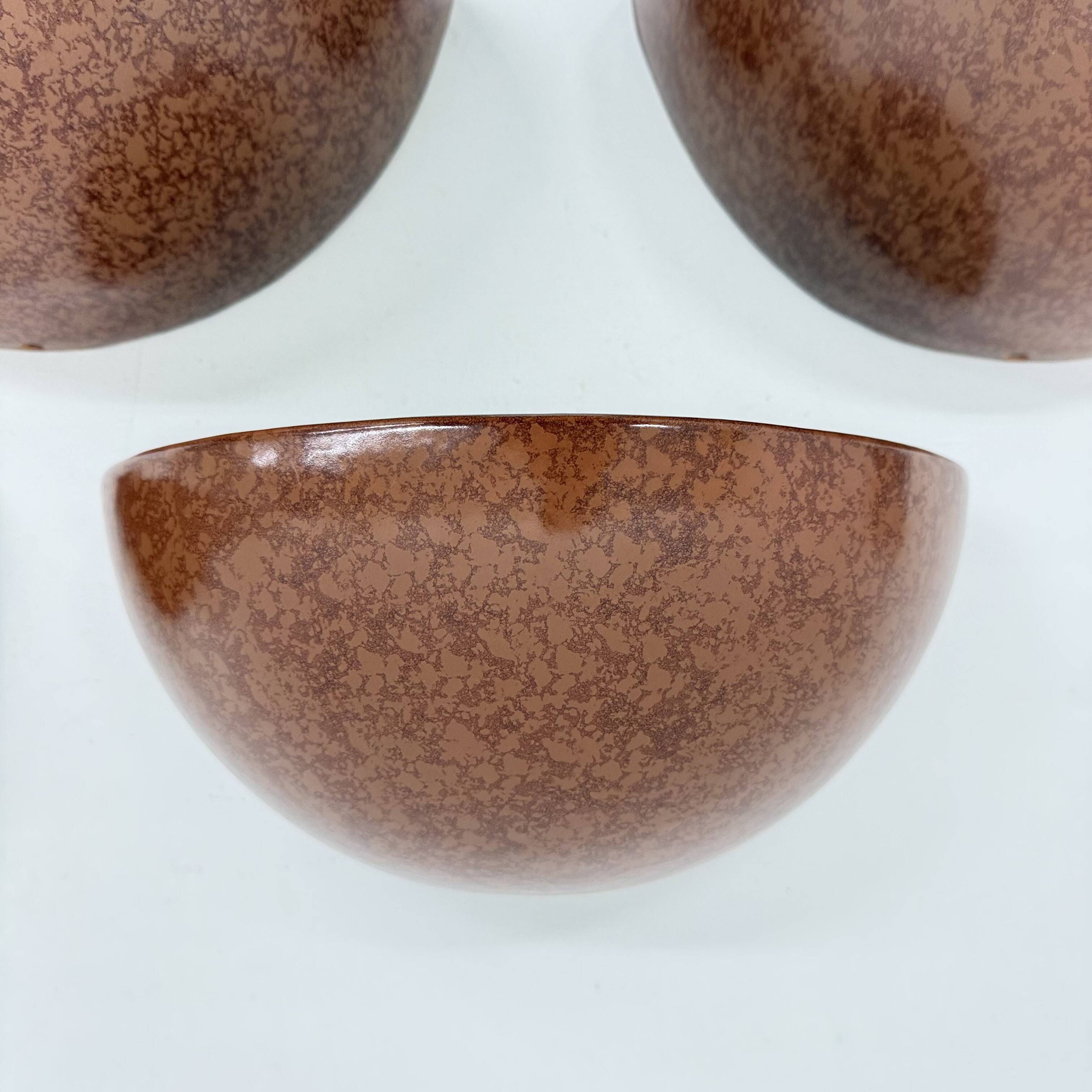 Mid-Century set of 4 ceramic wall lamp sconce , 1970s