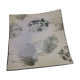 Enamelled sandstone dish with Tilleul leaf prints, 27 cm