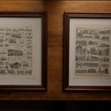 Original lithograph on France (geological + mining)