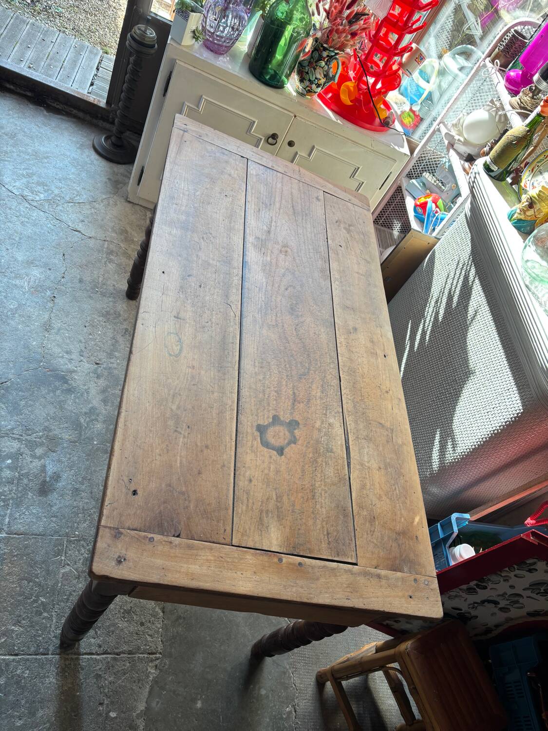 Old farm table