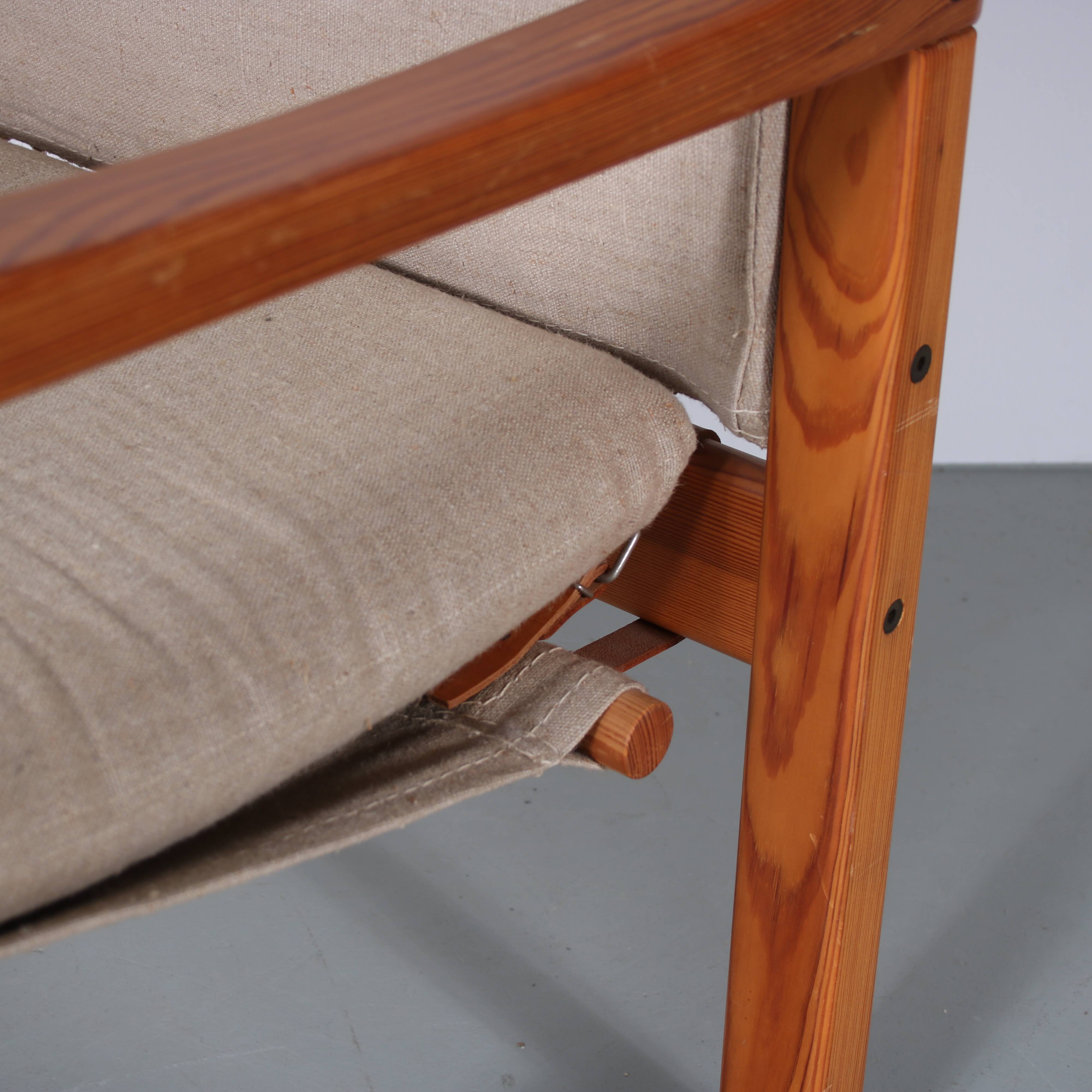 1970s Safari chair by Karin Mobring for Ikea, Sweden