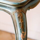 Louis XV style Venetian blue patina table
