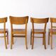 Set of 4 Vintage “Frankfurter” Dining Chairs – Beech Wood – Germany 1950s