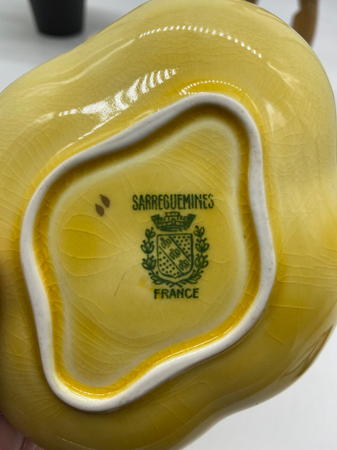 Series of 5 cups and under cups Sarreguemines