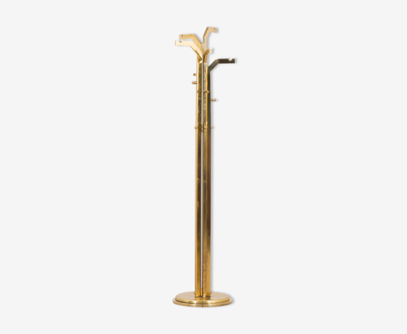 Vintage Italian Free Standing Coat Rack Clothes Hook In Brass 1960s Selency Vintage Italian Free Standing Coat Rack, Antique Coat Stand Hooks