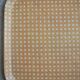 Plateau Mullerhof fibre cannage déco vintage french fiberglass tray 70s