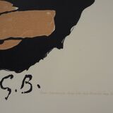 Georges Braque: Les Colombes, signed lithographic poster