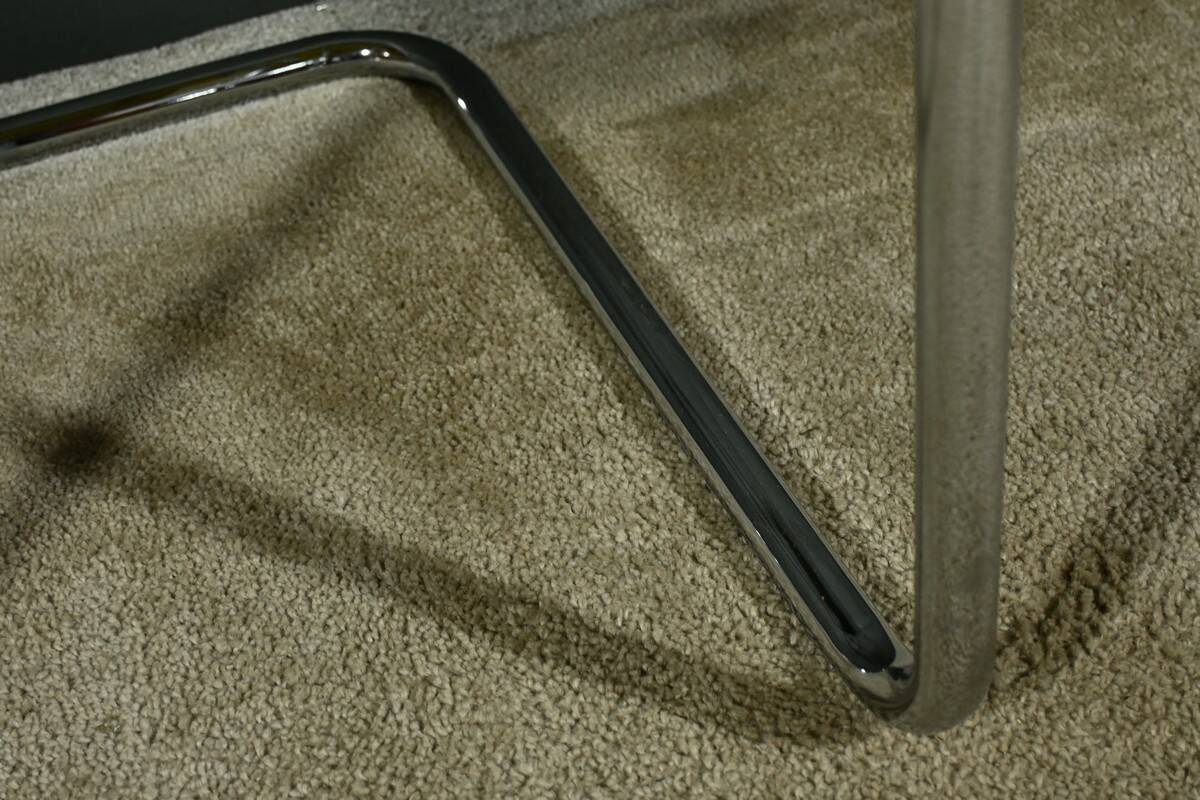 S33 armchairs in leather, attributed to M. Stam for Fasem, Italy – 1970