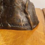 Hypocrite bronze by Jean Roulland