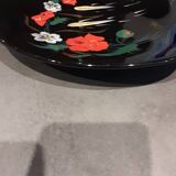 Decorative Longwy enamel plate