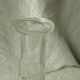 Carafe en verre emaille legras email gras fin 19 eme