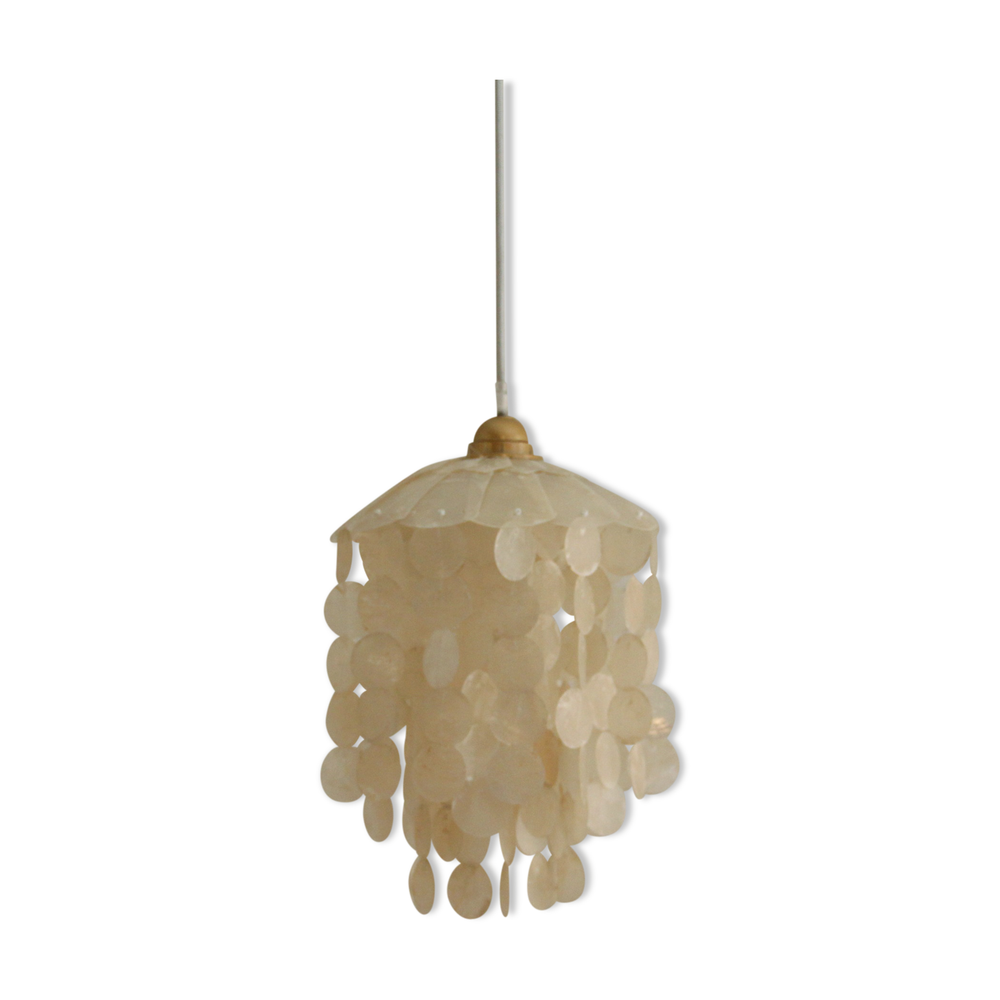 Hanging lamp pearl , vintage, old lamp 1950
