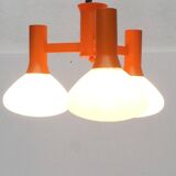 Orange Vintage Space Age Pendant Lamp