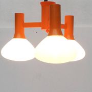 Orange Vintage Space Age Pendant Lamp