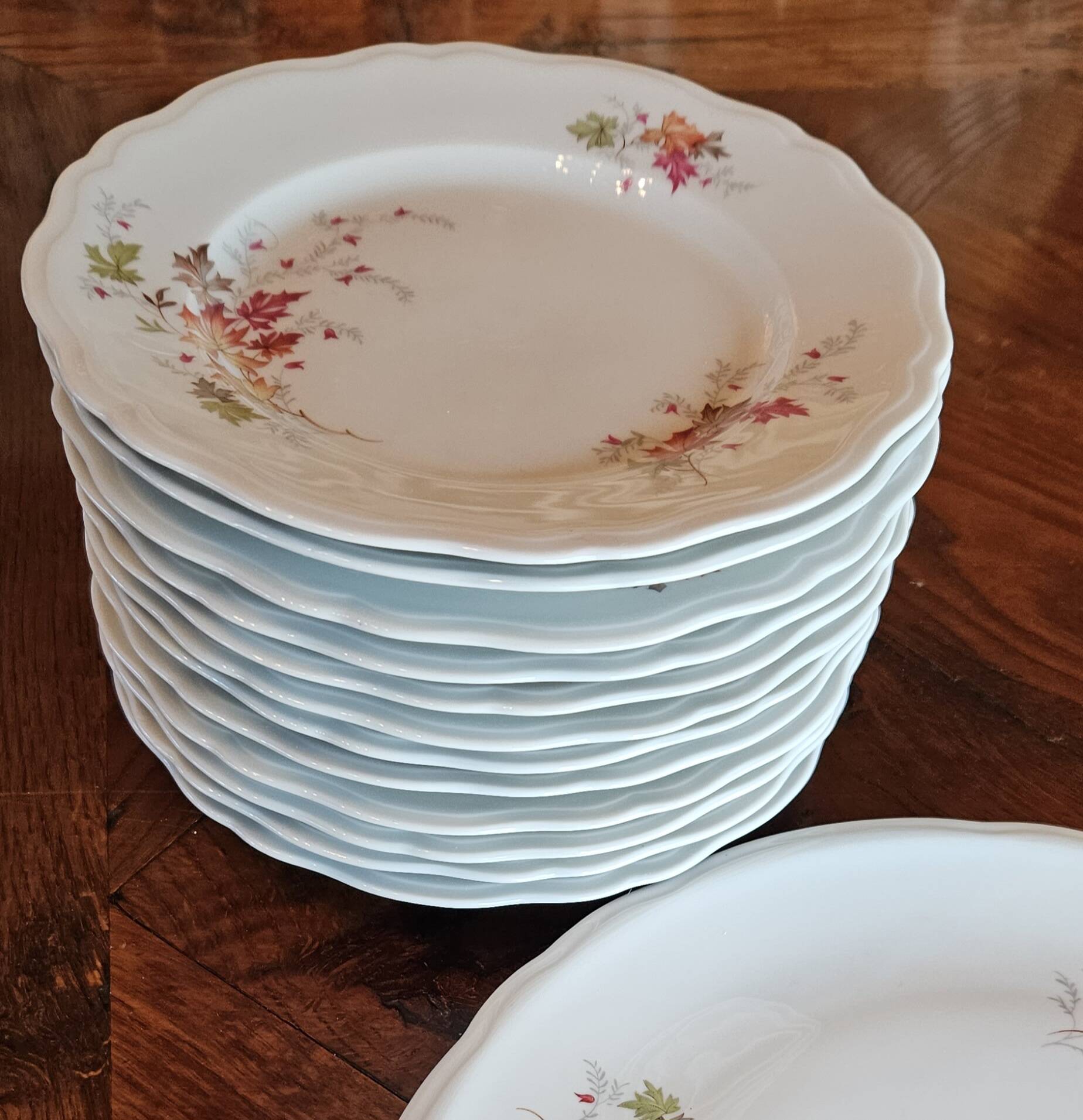 Limoges porcelain cake service