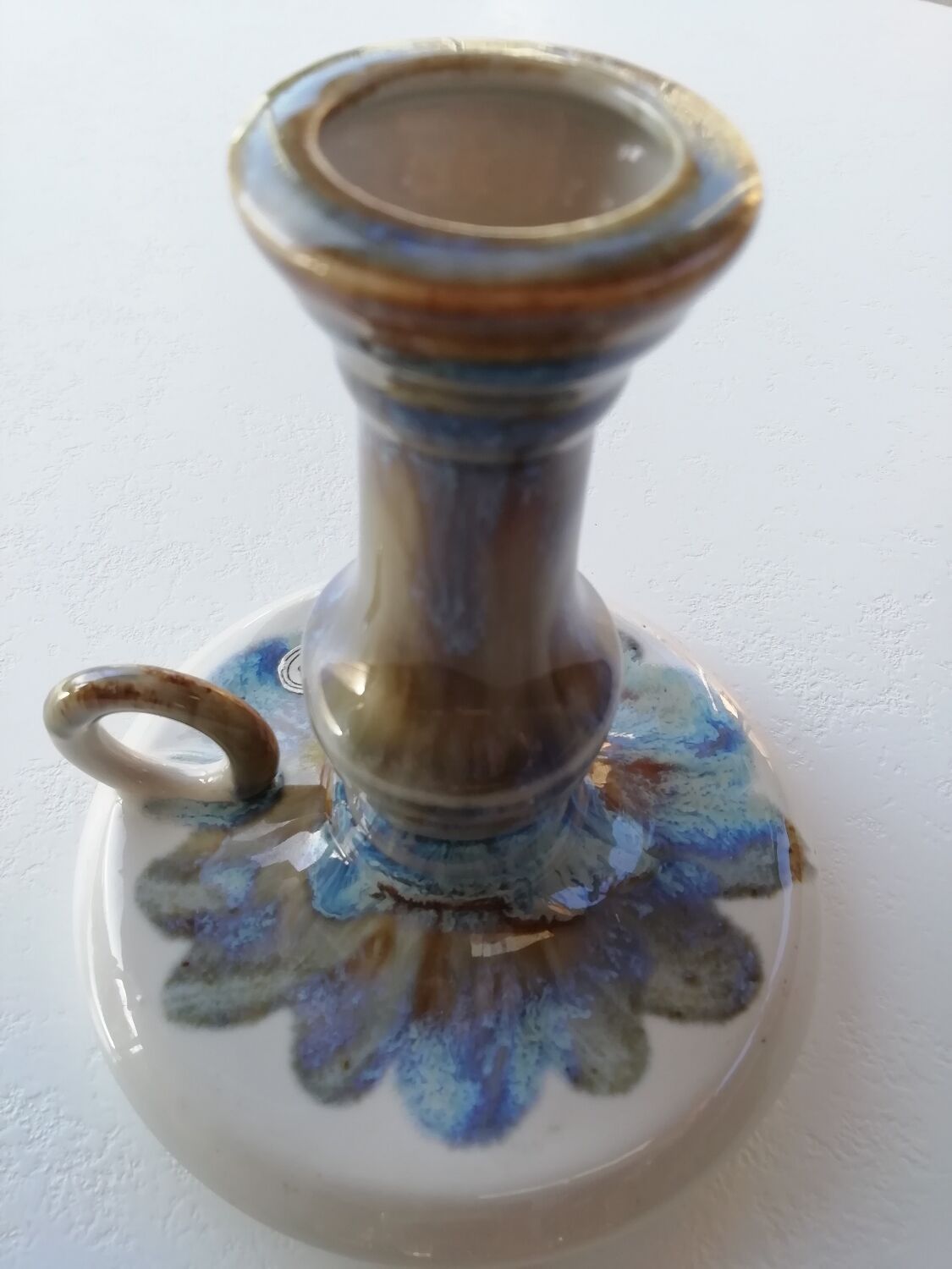 Rhoda stoneware clouds candle holder