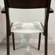 Bridge armchair in new French terry fabric