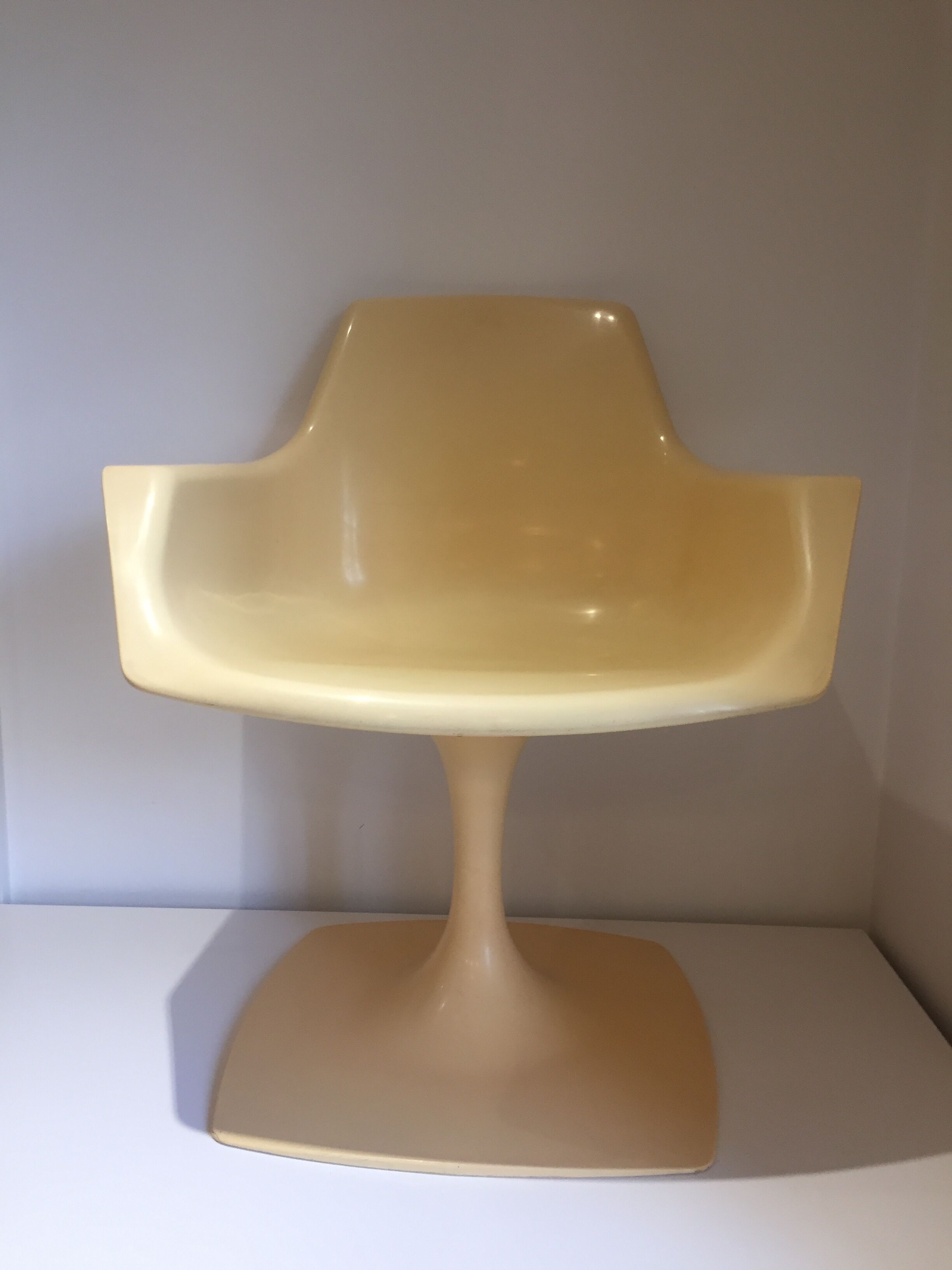 Swivel armchair design Orlowski for Stamp Nurieux, France, year 1970