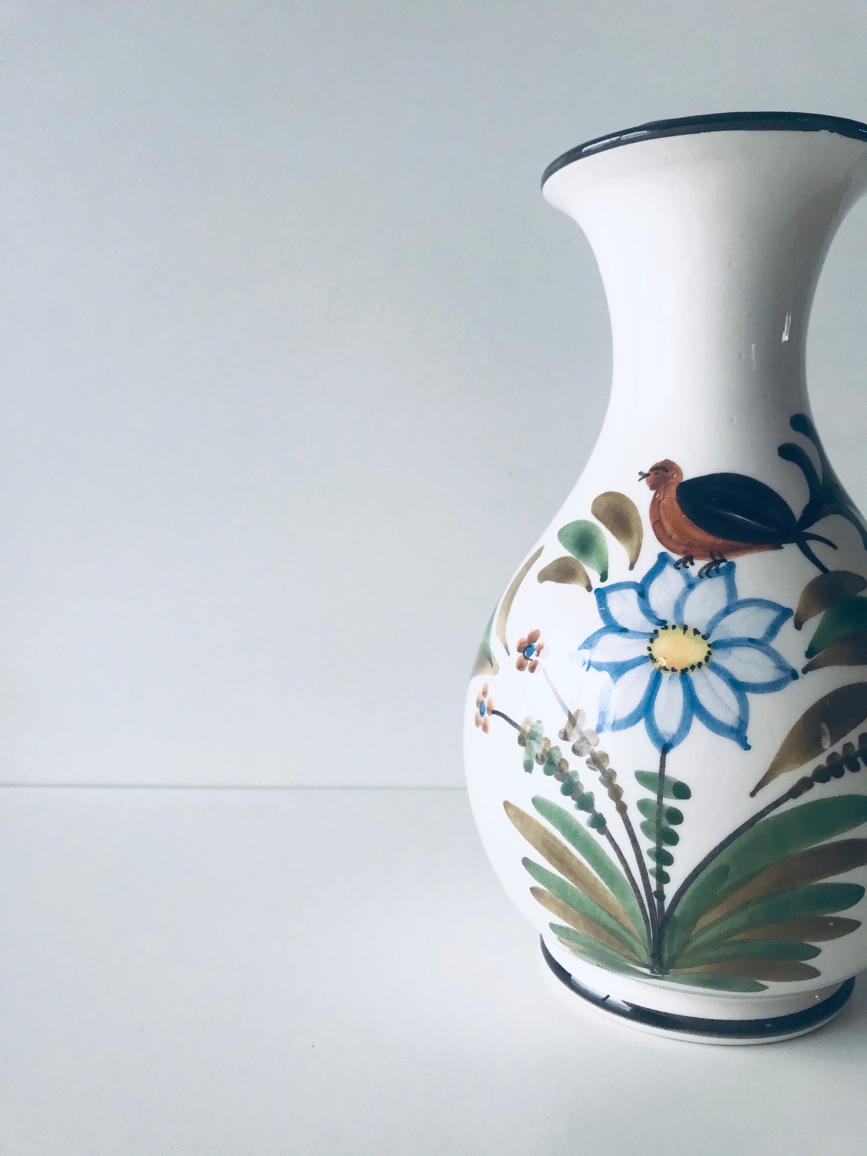 Italian vase floral decoration