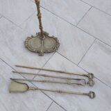 Bronze fireplace servant