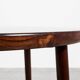 Midcentury Danish extendable round dining table in rosewood by VV Møbler 1960s