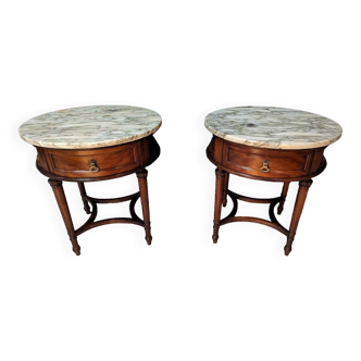Pair Of Louis XVI Style Sofa Ends Or Bedside Tables