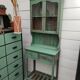 Vaisselier en bois vert