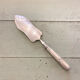 Cake shovel, pie, silver metal fish