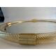 Luxury Round “Torciglione” Gold Murano Glass Wall Mirror in Barovier Style