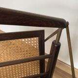 Folding magazine rack