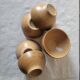 Set of 6 Hand Thrown Stoneware Bowls – Vintage 1970s – Rustic Minimalism