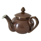 Théière vintage Pillivuyt modèle rare à anse perpendiculaire