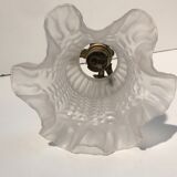 Brass Art Deco tulip sconce