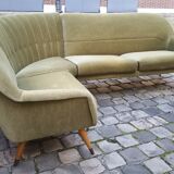 Danish chair club organic years soft 50 green glossy