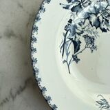 Set of 12 Sarreguemines deep plates, Vega collection