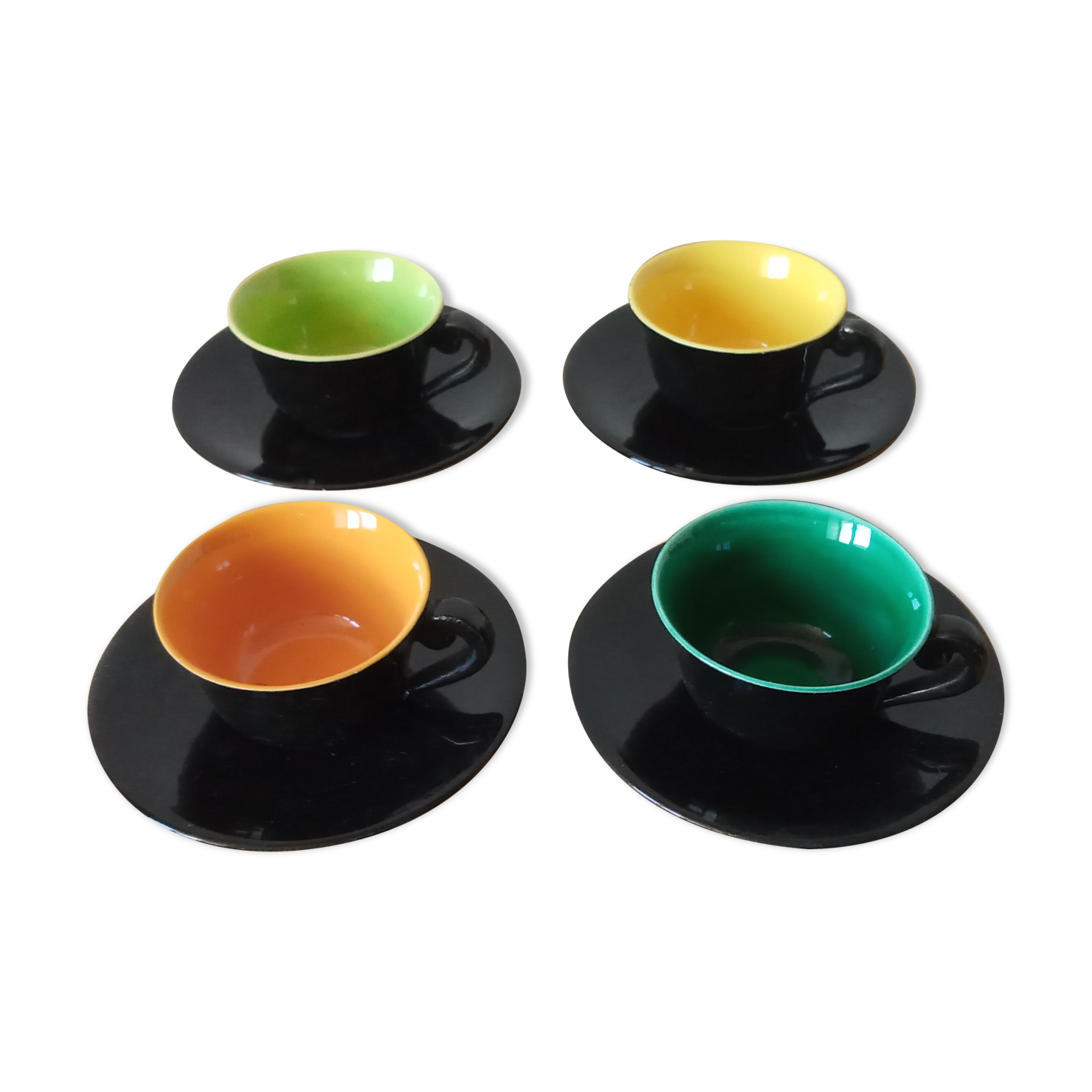 Tasses à café Sèvres 1950