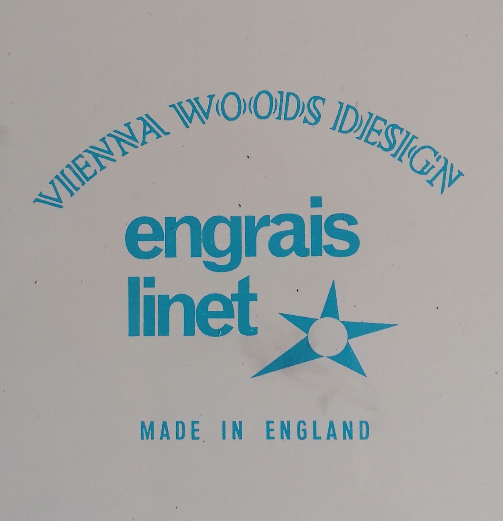 Metal tray Vienna Woods printed cachmire 70s