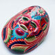Mexican mask in colored terracotta, 1970s, Mexican