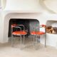 Chaises en inox design