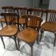 Suite of 6 Chairs of vintage Bistrot 1960