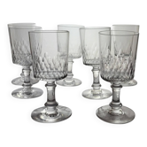 Baccarat - 7 verres à vin modèle Champigny Richelieu