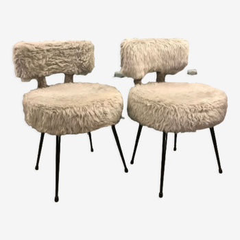 Pair of moumoute chairs