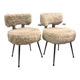 Pair of moumoute chairs