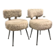Pair of fluffy chairs