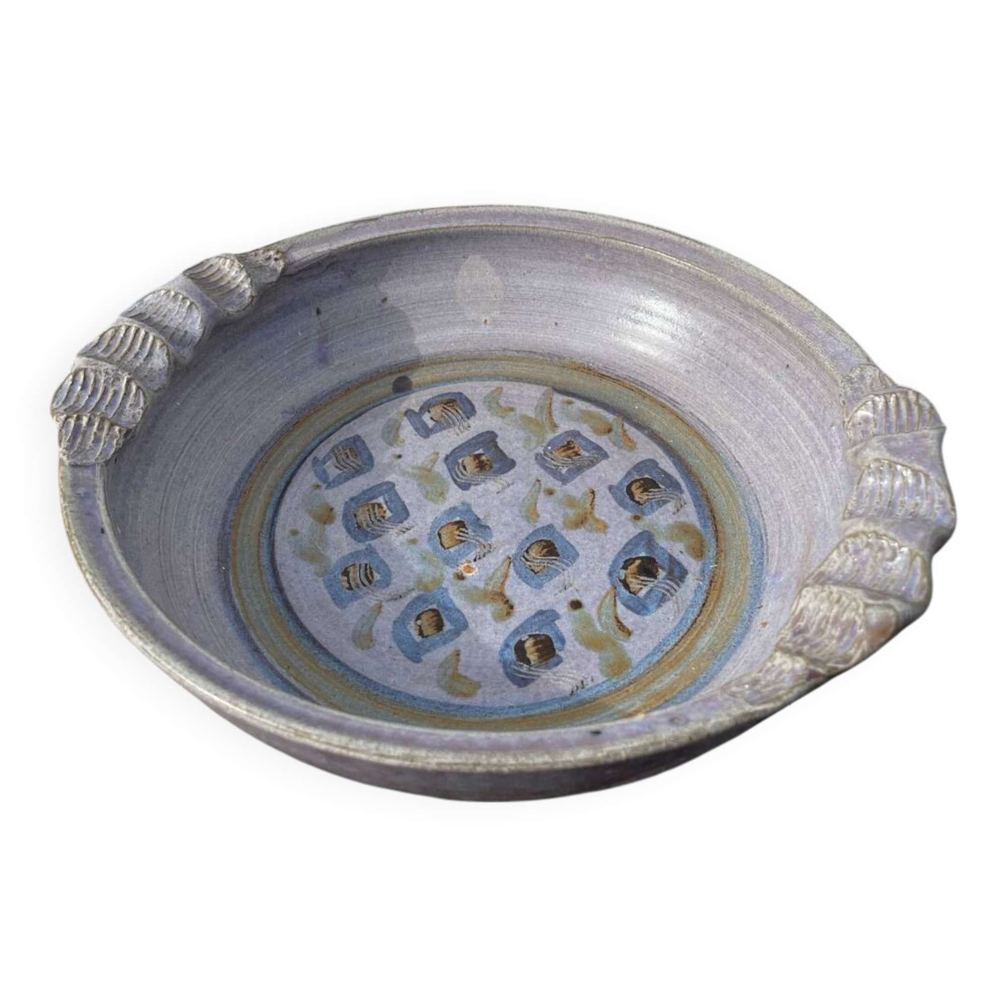 Ceramic pottery salad bowl