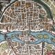 Carte géographie ancienne de Paris